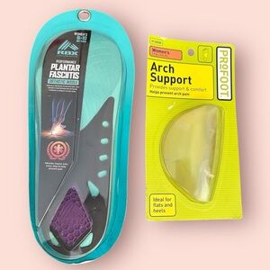 RBX Plantar Fasciitis Orthopedic Insoles & ProFoot Arch Support-Women sizes 6-10